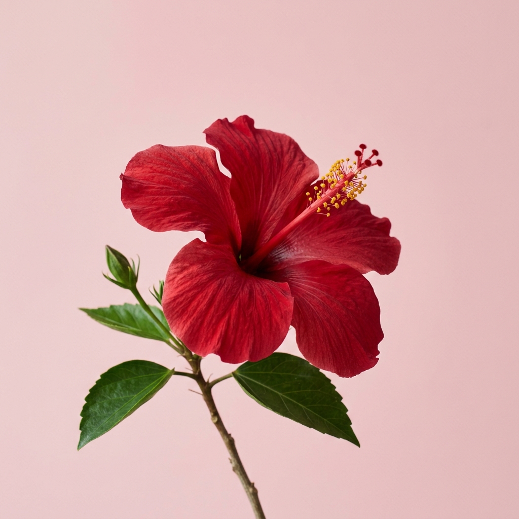 Red Hibiscus Blossom